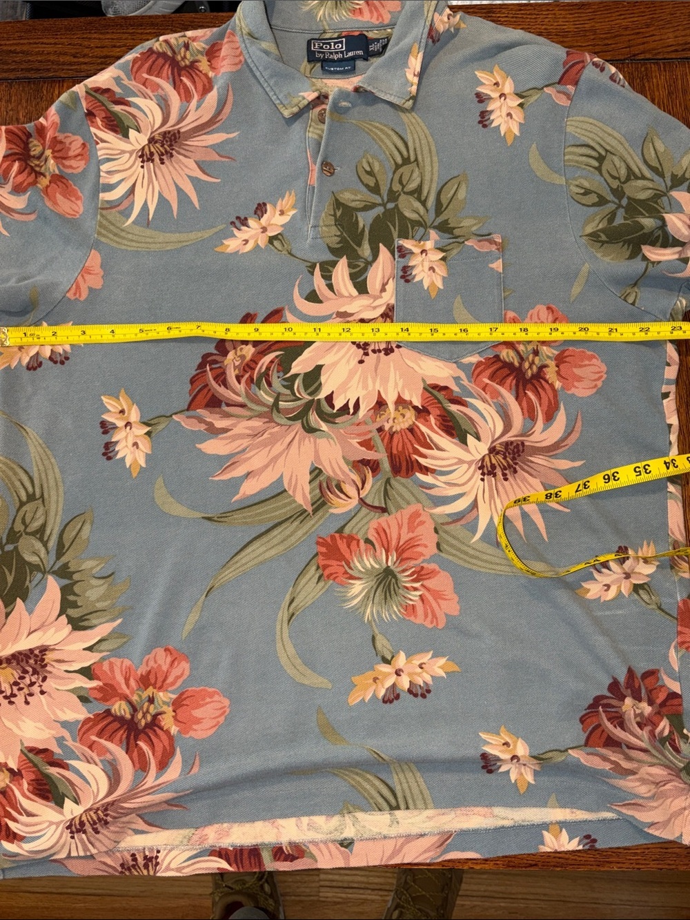Polo by Ralph Lauren Gray Floral Short-Sleeve Polo - Picture 5 of 5